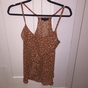 Floral patterned tank
